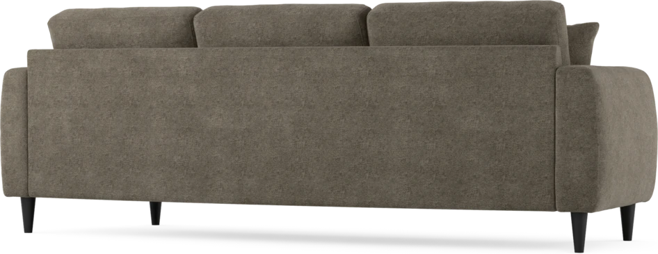 Eden - 3-sits soffa svängd - Brun