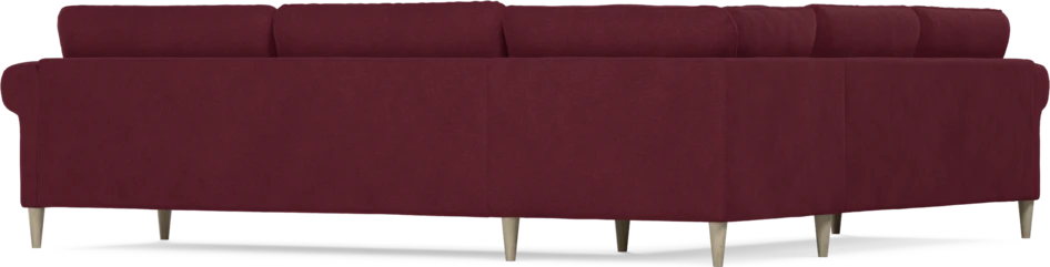Bridge - Hörnsoffa, 2+3-sits - Röd