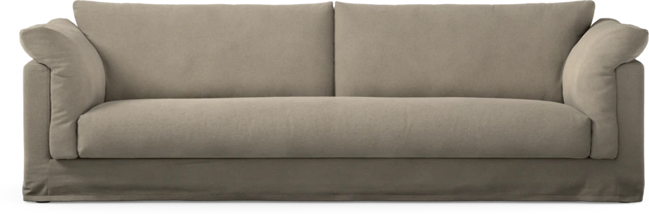 Cherrie Klädsel - Klädsel till 4-sits soffa, hel dyna - Beige