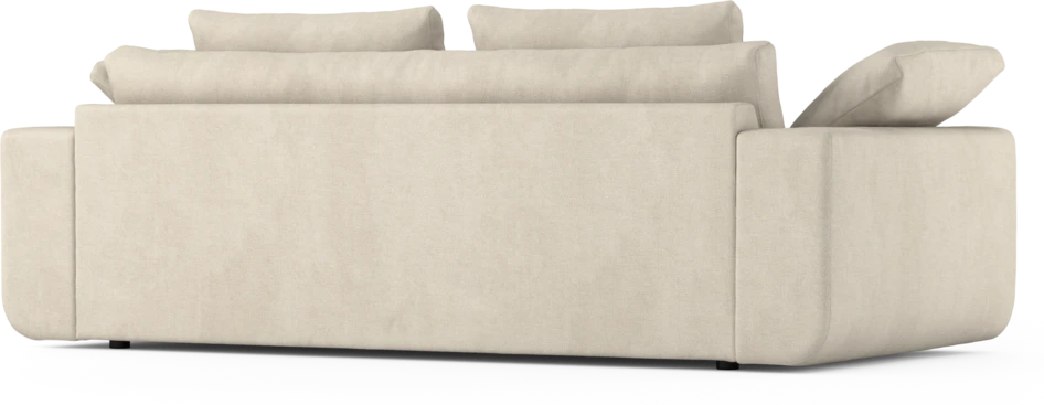 Amie - 3-sits soffa - Vit