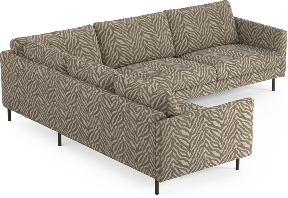 Madison Lux - Hörnsoffa 2+3-sits, hörn 1 - Brun