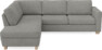 Friday - 2,5-sits soffa med divan vänster - Grå