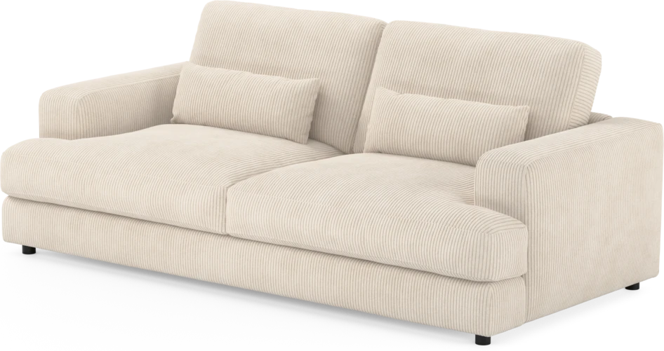 Noma - 3-sits soffa - Vit