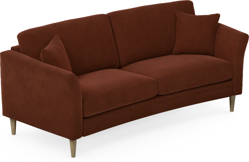 Eden - 2,5-sits soffa svängd - Orange