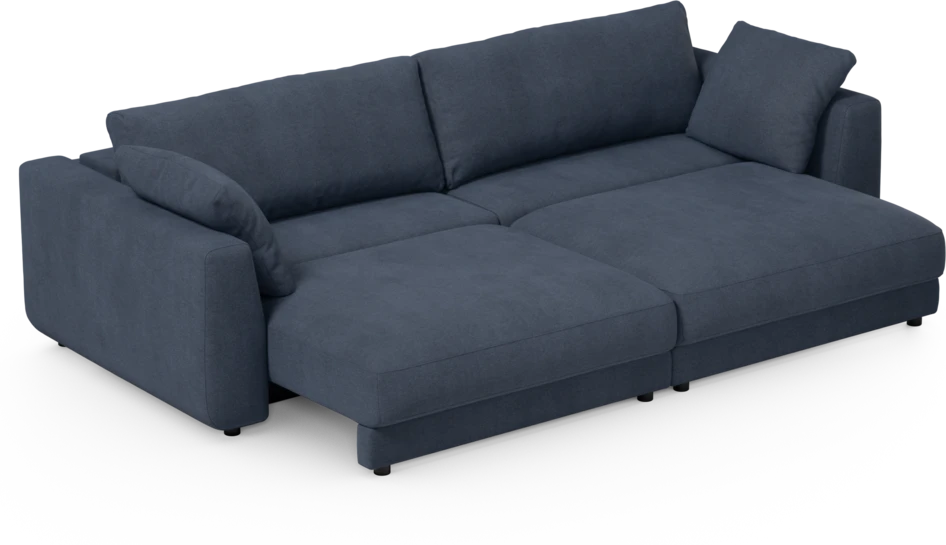 Amie - Bäddsoffa 4-sits - Blå