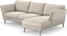 Madison - 2-sits soffa med schäslong höger - Beige