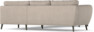 Madison Lux - Hörnsoffa med schäslong höger - Beige