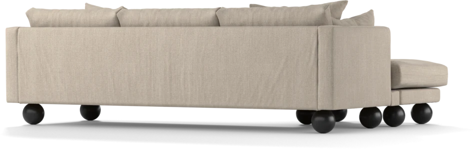 Harper - 4-sits med schäslong vänster - Beige