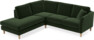 Eden - 2-sits soffa med divan - Grön