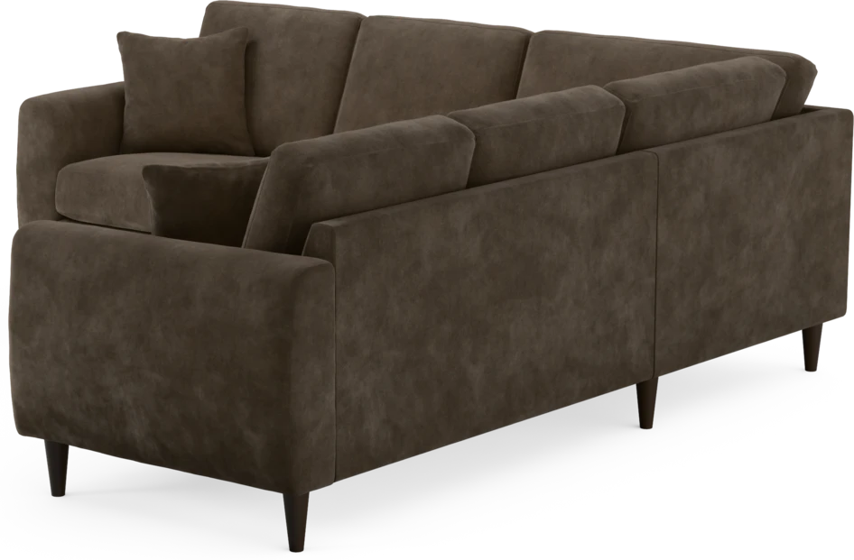 Eden - Hörnsoffa, 2+2-sits - Brun