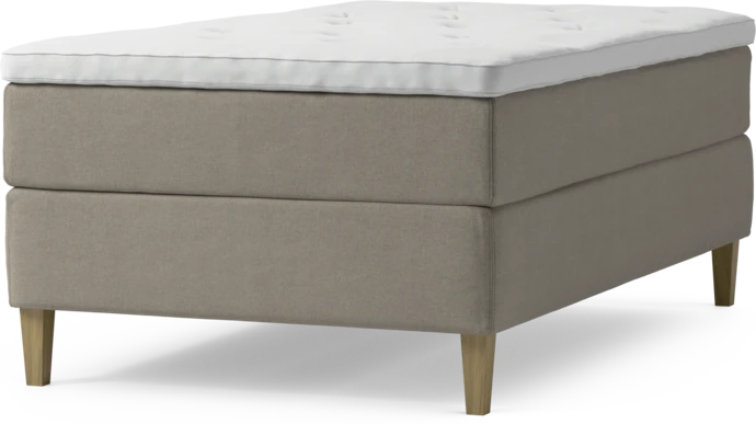 Delux Dream, Kontinentalsäng, enkelsäng 120 cm med bäddmadrass och sängben