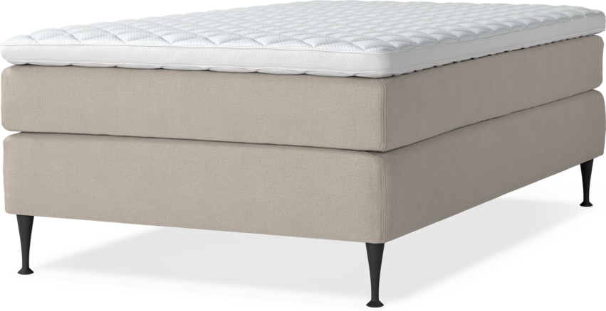 Delux Sense - Kontinentalsäng, enkelsäng 120 cm med bäddmadrass