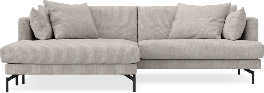 Harper - 4-sits med schäslong XL vänster - Grå