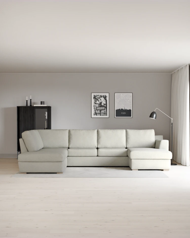 Friday - 3-sits soffa med divan vänster och schäslong höger - inspiration