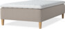 Delux Dream - Ramsäng, enkelsäng med bäddmadrass - Beige