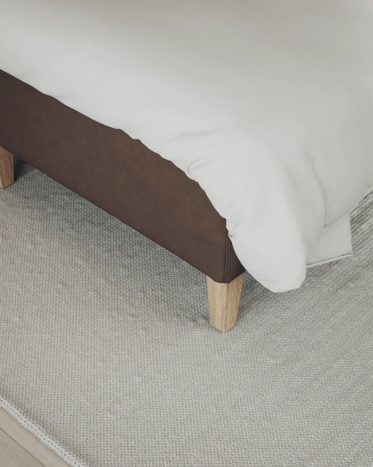 Delux Exclusive - Kontinentalsäng, enkelsäng 120 cm med bäddmadrass och sängben - inspiration