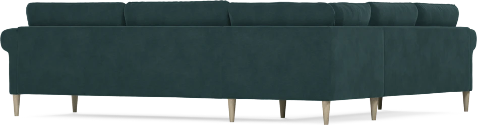 Bridge - Hörnsoffa, 2+3-sits - Blå