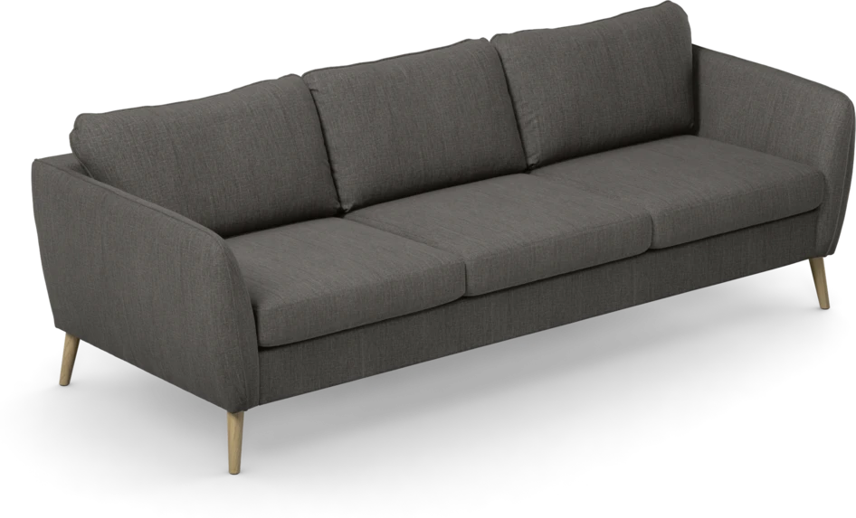 County - 3-sits soffa - Brun