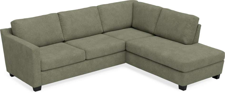Friday - 2,5-sits soffa med divan höger - Vit