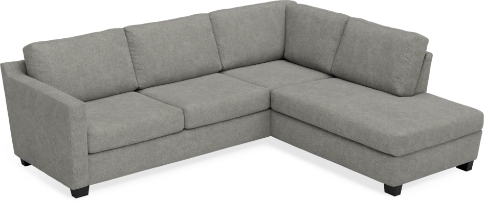 Friday - 2,5-sits soffa med divan höger - Grå