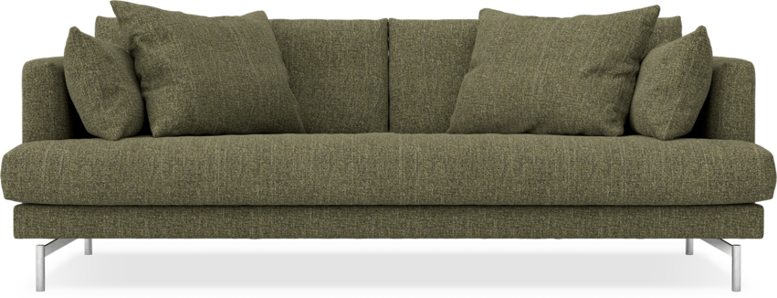 Harper - 3-sits soffa, hel dyna - Grön