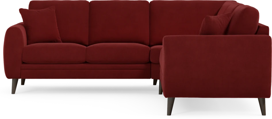 Eden - Hörnsoffa, 2+2-sits - Röd
