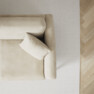 Eden - 3-sits svängd - Beige