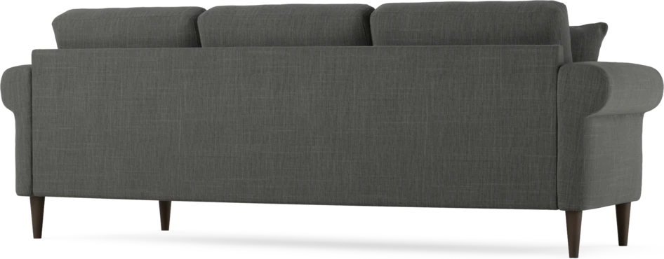 Eden - 3-sits soffa svängd - Grå