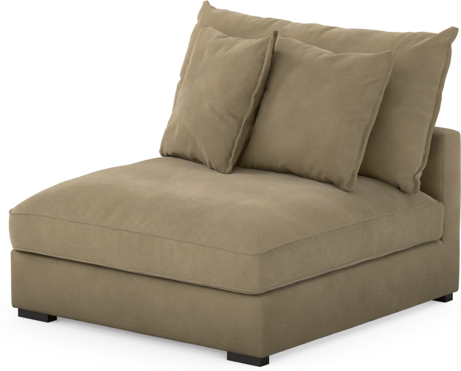 Rossi - 1,5-sits utan armstöd - Beige