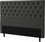 Delux Pikerad XL - Sänggavel, 90-210 cm - Grå