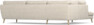 Madison - 3-sits soffa med divan vänster - Beige