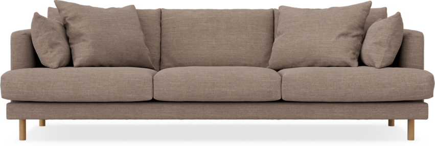 Harper - 4-sits soffa - Brun