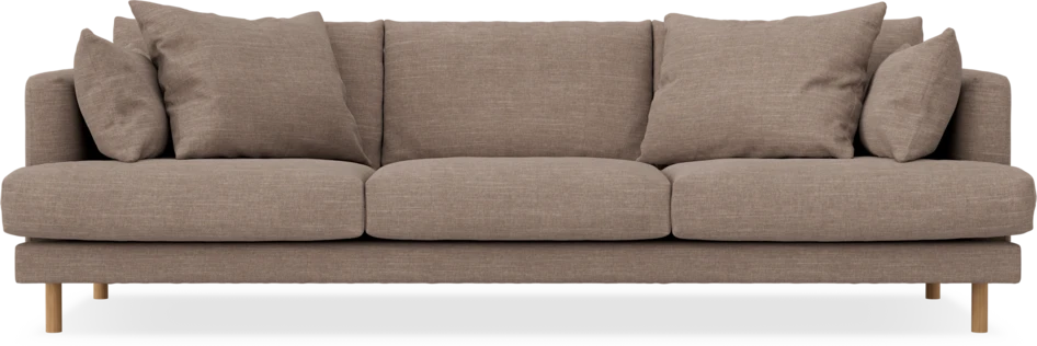 Harper - 4-sits soffa - Brun