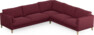 Winston - Hörnsoffa, 3+2-sits - Röd