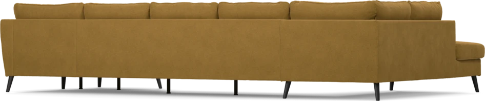 County - 4-sits soffa med divan vänster och schäslong höger - Gul
