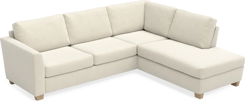 Friday - 2,5-sits soffa med divan höger - Beige