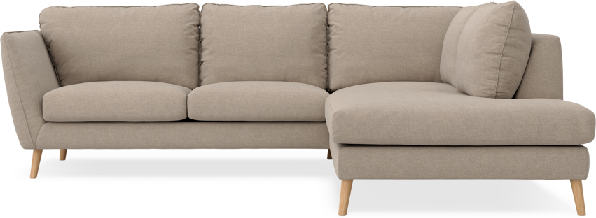 Madison - 2-sits soffa med divan höger - Beige