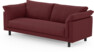 Cherrie - 3-sits soffa, hel dyna, fast klädsel - Röd