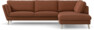 Madison Lux - 3-sits soffa med divan höger - Röd