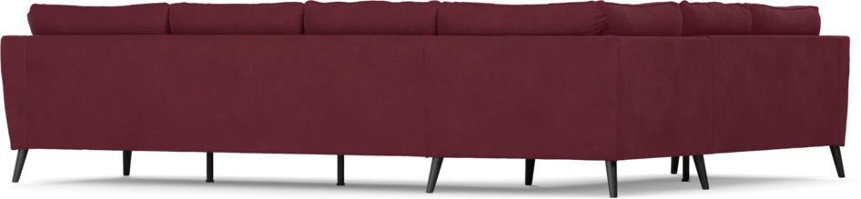 County - Hörnsoffa, 2+3-sits - Röd
