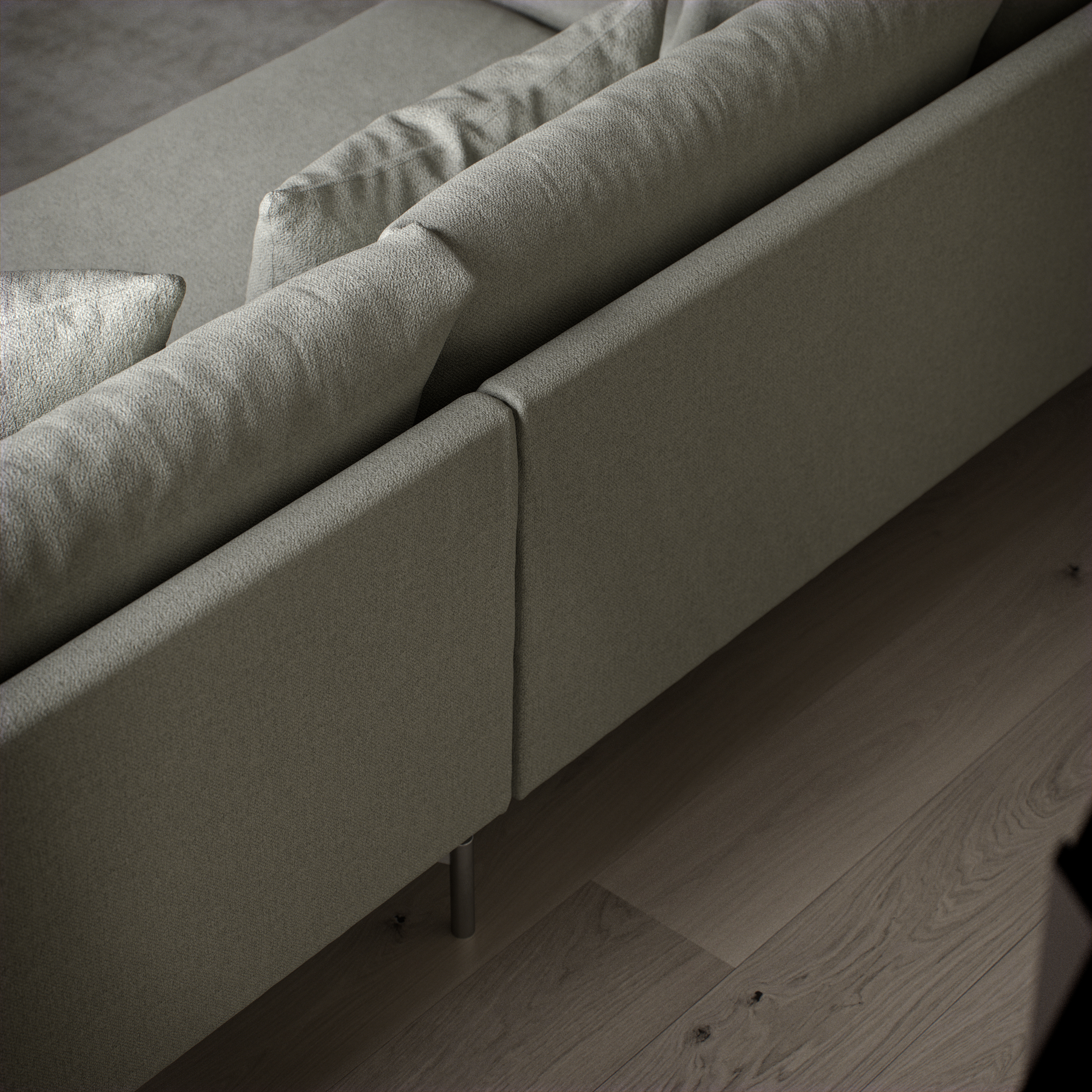 Harper - 3-sits soffa med divan höger - inspiration
