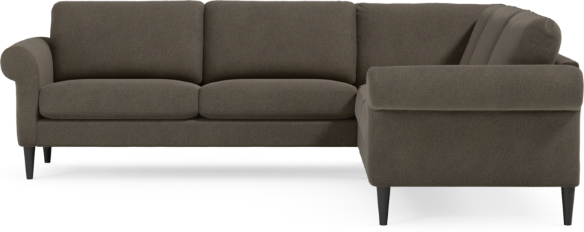 Bridge - Hörnsoffa, 2+2-sits - Brun