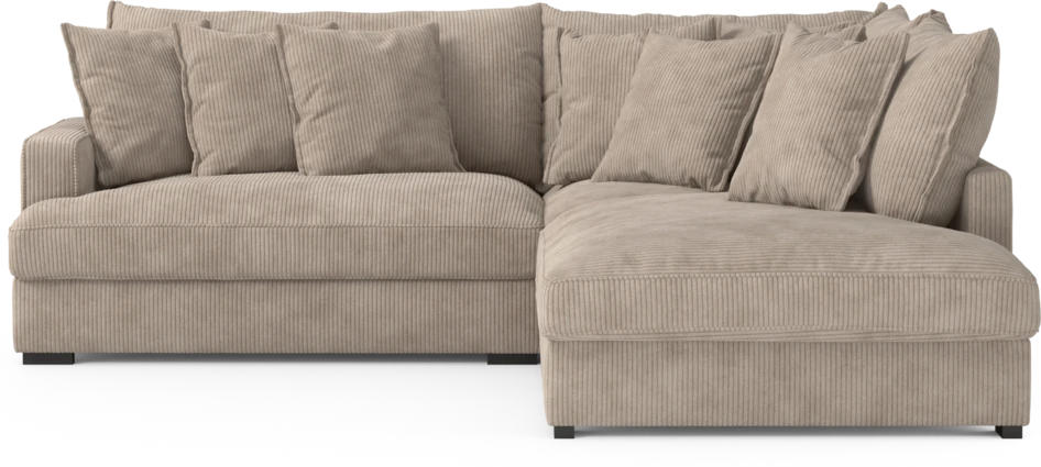 Rossi - 2-sits soffa med divan höger - Beige