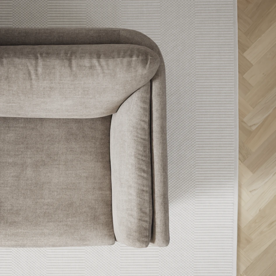 Madison Lux - Hörnsoffa med schäslong höger - Beige