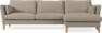 Winston - 3-sits soffa med schäslong, vändbar - Beige