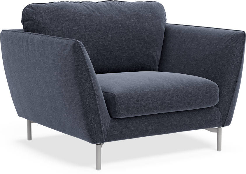 Madison Lux - Fåtölj, 70 cm - Blå