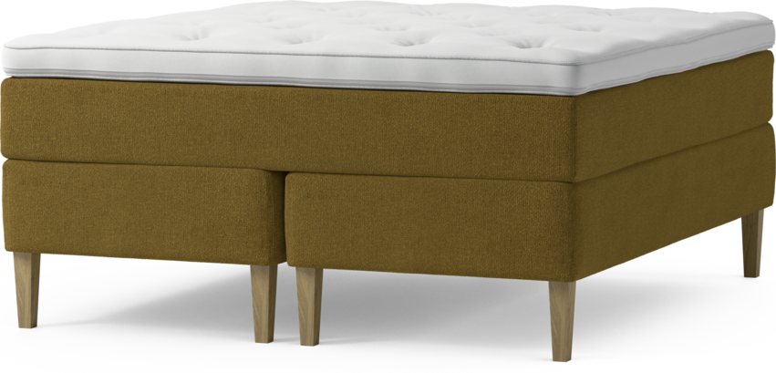 Delux Dream - Kontinentalsäng, dubbelsäng med bäddmadrass och sängben