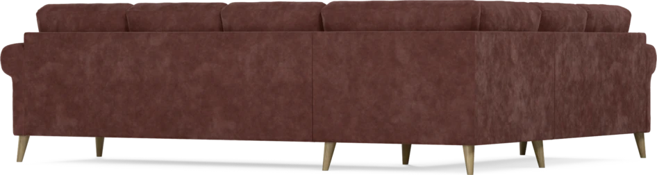 Eden - Hörnsoffa, 2+3-sits - Röd