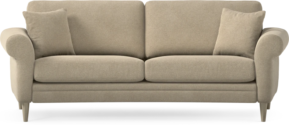 Eden - 2,5-sits soffa svängd - Beige