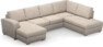 Friday - 3-sits soffa med schäslong vänster och divan höger - Beige